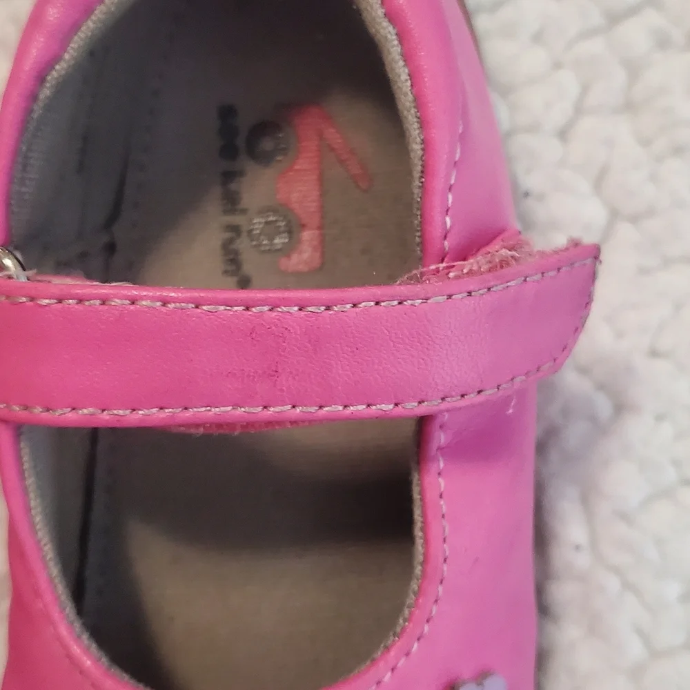 See Kai Run- Toddler Pink Shoes with Heart/Flower Design